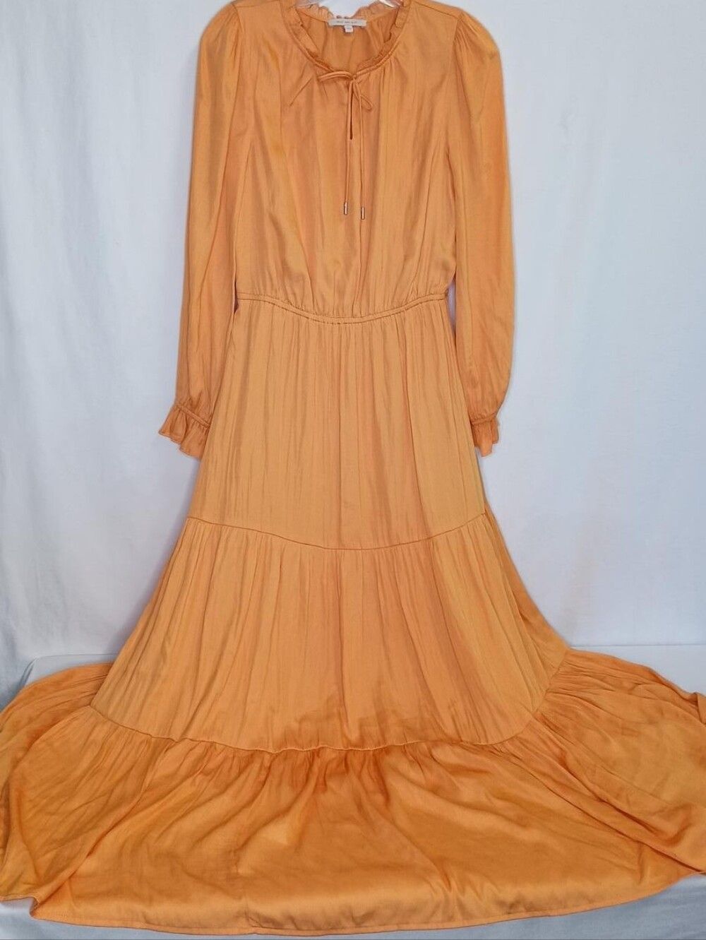 Skies Are Blue Women's Size Small Tiered Maxi Dress Fall Autumn